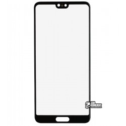 Скло дисплея Huawei P20, EML-L29, EML-L09, з OCA-плівкою, чорне