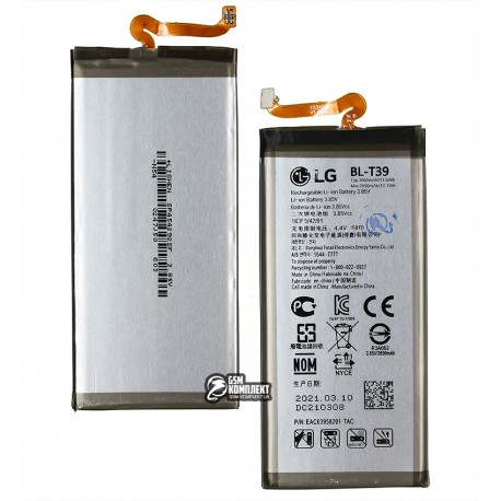 Акумулятор BL-T39 для LG G7 Plus ThinQ, G7 One, K40, Q9, Li-ion 3.85V 3000mAh
