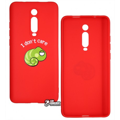 Чехол для Xiaomi Mi 9T/Mi 9T Pro (Redmi K20/K20 Pro), Chameleon print, силикон, красный
