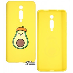 Чехол для Xiaomi Mi 9T/Mi 9T Pro (Redmi K20/K20 Pro), Avocado print, силикон, желтый