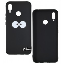 Чехол для Huawei P Smart Plus, Nova 3i, Eye print, силикон, черный