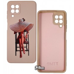Чехол для Samsung A225 Galaxy A22, M225 Galaxy M22, ART Lady with Hat, силиконовый Чехол для Samsung A225 Galaxy A22, M225 Galaxy M22, ART Lady with Hat, силиконовый