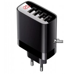 Зарядний пристрій Baseus Mirror Lake, 4 USB, 30W, CCJMHB-B