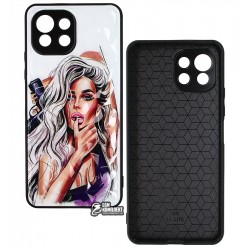 Чохол для Xiaomi Mi 11 Lite, Ladies purple Prism, пластик-силікон