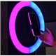 Кільцева LED-лампа для блогерів 12 дюймів, LovelyStream, для Селфі з триногою, RGB