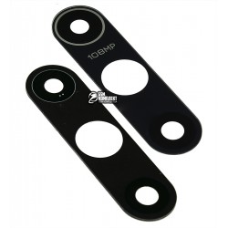 Скло камери Xiaomi Mi 10, розмір 37,1x9,8 мм, чорне