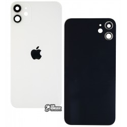 Задняя панель корпуса для Apple iPhone 11 белый, со стеклом камеры Задняя панель корпуса для Apple iPhone 11 белый, со стеклом камеры