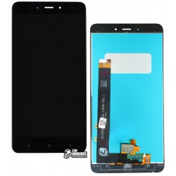 Дисплей для Xiaomi Redmi Note 4, черный, с сенсорным экраном, High Copy, MediaTek