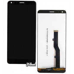 Дисплей для ZTE Blade V9, черный, с сенсорным экраном (дисплейный модуль)