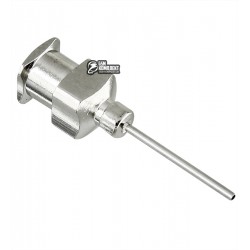 Дозатор на шприц для BGA / SMD флюсу і пасти з нержавіючої сталі, №21, зовнішній Ø0,8мм