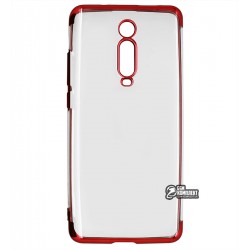 Чехол для Xiaomi Mi 9T/Mi 9T Pro (Redmi K20/K20 Pro), силикон, прозрачный с цветной рамкой