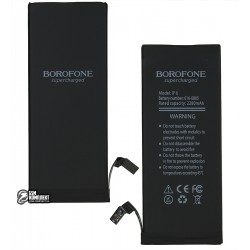Акумулятор Borofone для Apple iPhone 6, Li-Polymer, 3,82 B, 2280 мАч, посилений Акумулятор Borofone для Apple iPhone 6, Li-Polymer, 3,82 B, 2280 мАч, посилений
