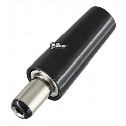 Штекер питания DC, 5,5/2,1мм, L=9мм, корпус бакелит