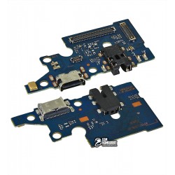 Шлейф Samsung A715F / DS Galaxy A71, конектора навушників, конектора зарядки, з мікрофоном, плата зарядки