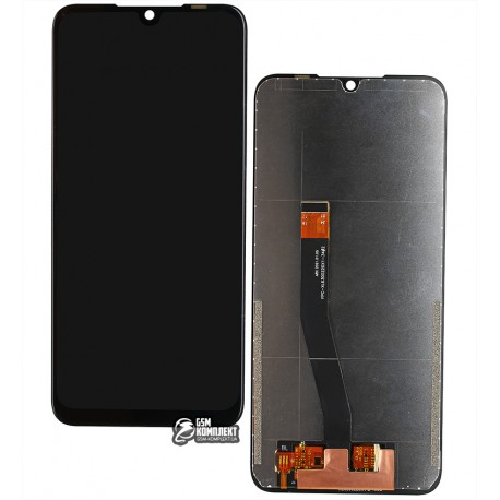 Дисплей для Umidigi A9 Pro, черный, с сенсорным экраном (дисплейный модуль)