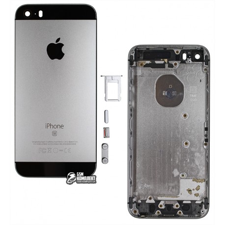 Корпус для iPhone 5SE, high-copy, чорний