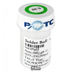 BGA-шарики PMTC, 0,3 мм, 250 000 шт, оловяно-свинцовые