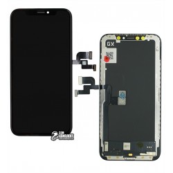 Дисплей для Apple iPhone X, черный, класс B, с рамкой, Сopy AA, (OLED), GXS OEM hard Дисплей для Apple iPhone X, черный, класс B, с рамкой, Сopy AA, (OLED), GXS OEM hard