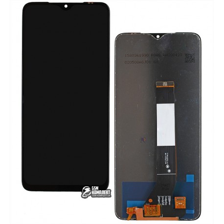 Дисплей для Xiaomi Redmi 9T, черный, без рамки, High Copy