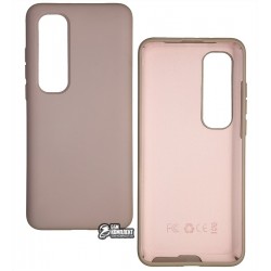 Чехол для Xiaomi Mi 10S, Silicone cover, софттач силикон, черный (MC-№12)