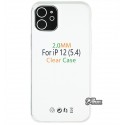Чехол для Apple iPhone 12 Mini, Silicone Clear Case 2.0 mm, силикон, прозрачный