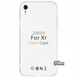 Чохол для Apple iPhone Xr, Silicone Clear Case 2.0 mm, силікон, прозорий