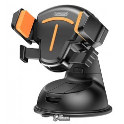 Автодержатель JOYROOM JR-OK2 Suction cup T-bracket phone holder / Black orange