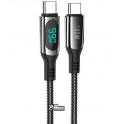 Кабель Type-C - Type-C Hoco S51, 100 Вт, Extreme charging data, чорний