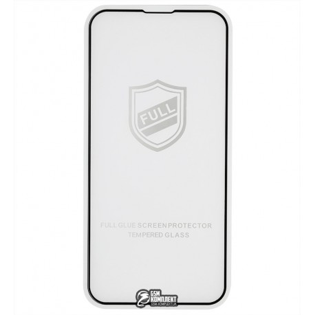 Защитное стекло для iPhone 13 mini, 2.5D, Full Glue, черное