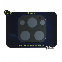 Защитное стекло для камеры iPhone 13 Pro, iPhone 13 Pro Max, Full Glue, черное