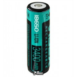 Акумулятор 18650 Videx, (Li-ion 3.7V 3400mAh) із захистом Акумулятор 18650 Videx, (Li-ion 3.7V 3400mAh) із захистом