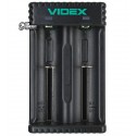Зарядний Videx VCH-L200 2-х канальна USB, 18650, AAA, AA