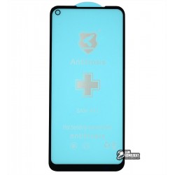 Захисне скло для Samsung A115, M115 Galaxy A11, M11, Polycarbone, 3D, з фаскою, чорне