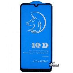 Защитное стекло для Xiaomi Redmi 7, 3D Titanium, черное