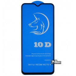 Захисне скло для Xiaomi Redmi Note 8, Titanium, 3D, чорне Захисне скло для Xiaomi Redmi Note 8, Titanium, 3D, чорне