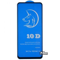 Защитное стекло для Xiaomi Redmi 10, 3D, Titanium, черное