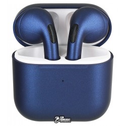 Навушники бездротові Apple Airpods Pro 4 Mini Copy, Bluetooth, ультрамарин