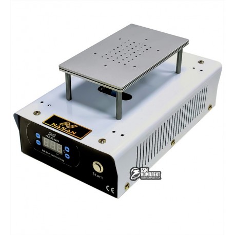 Сепаратор для розклеювання дисплейного модуля NASAN NA-SP2, 8.5 "(19 х 11 см) з вбудованим компресором