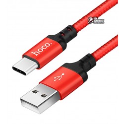 Кабель Type-C - USB, Hoco X14 Times speed, в тканинної оплітці, 1 метр, 2,4А Кабель Type-C - USB, Hoco X14 Times speed, в тканинної оплітці, 1 метр, 2,4А