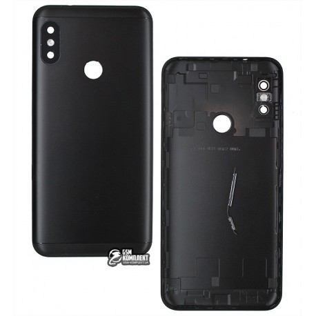 Задняя панель корпуса для Xiaomi Mi A2 Lite, Redmi 6 Pro, черная, High Copy