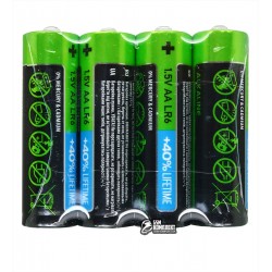 Батарейка Videx Alcaline, LR06, AA, по 4 шт в запайке Батарейка Videx Alcaline, LR06, AA, по 4 шт в запайке