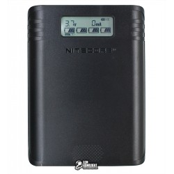 Power Bank Case Nitecore F4 + зарядний пристрій для акумуляторів 4 x 18650