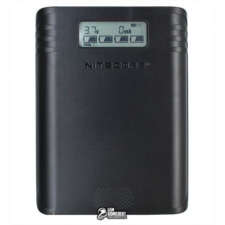 Power Bank Case Nitecore F4 + зарядний пристрій для акумуляторів 4 x 18650