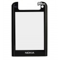 Скло корпусу для Nokia N81, чорний