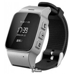 Смарт годинник D99 з GPS-трекером, срібло