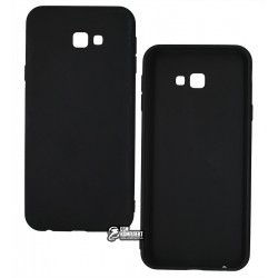 Чехол для Samsung J415 Galaxy J4 Plus (2018), Joy, силиконовый, матовый, черный