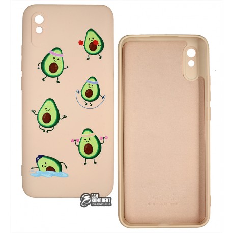 Чехол для Xiaomi Redmi 9A, WAVE Fancy (TPU), (sports avocado/pink sand) Чехол для Xiaomi Redmi 9A, WAVE Fancy (TPU), (sports avocado/pink sand)