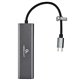 Переходник гнездо Ethernet- штекер Type-C, Cablexpert A-CMU3-LAN-01, Gigabit Ethernet, 3 Ports USB 3.1 Gen1