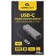 Переходник гнездо Ethernet- штекер Type-C, Cablexpert A-CMU3-LAN-01, Gigabit Ethernet, 3 Ports USB 3.1 Gen1