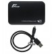 Карман внешний 2.5" Frime SATA HDD/SSD, USB 3.0, Plastic, Black (FHE70.25U30)
